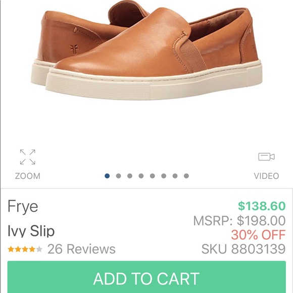 FRYE cognac brown lamb leather - Picture 6 of 6